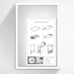 undefined - Portarretrato Marco Para Foto Posters 45x30 Cm Blanco
