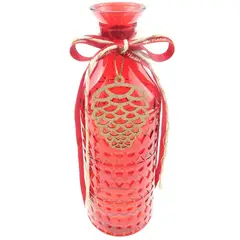 DEAR SANTA - Botella 30cm Roja Navidad