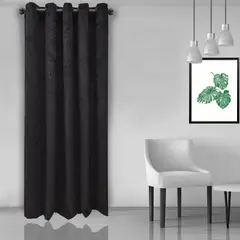 undefined - Cortina Sunout Jordania Negra 200 x 230 cm