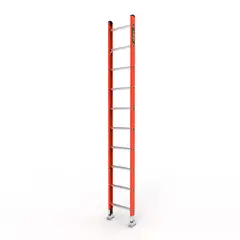 HORN - Escalera Sencilla de 10 Pasos en Fibra de Vidrio