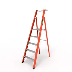 HORN - Escalera Plataforma 5 Pasos en Fibra de Vidrio