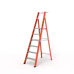 HORN - Escalera Plataforma 6 Pasos en Fibra de Vidrio