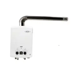 HACEB - Calentador 7 Litros Tiro Natural a Gas Natural Blanco