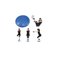 PROFIT - Cojín Inestable De Yoga/Pilates/Gimnasia Antidesllizante Portátil Color Azul