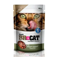 GENERICO - Snack para gato br for cat weiht support 100gr