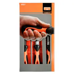 BAHCO - Juego de Limas para Mecánico 5 Piezas de 8 Pulgadas