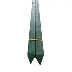 GENERICO - Estacón con Punta Madera Plástica 10 x 10 x 210 cm