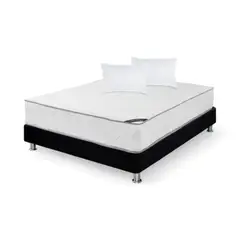 SPRING - Combo Verona Colchon Doble 140X190Cm + Basecama + 2 Almohadas