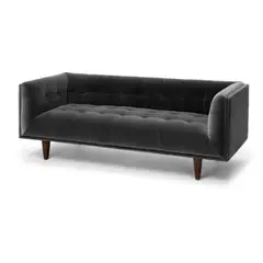 KAIU HOME - Sofá Exclusive Moderno 3 Puestos 170x80x85 Gris