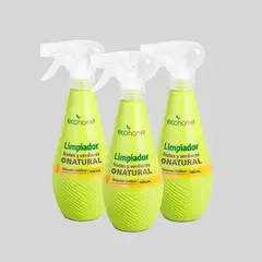 ECOHOME - Set Limpiador De Frutas Y Verduras Ecológico 500Ml X 3 Unids