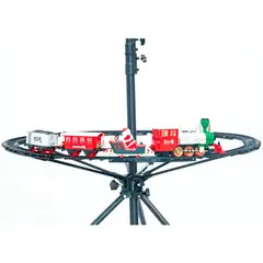 DEAR SANTA - Tren Navideño Orbital para Árbol con Música Multicolor Led 47cm a Batería 6 V