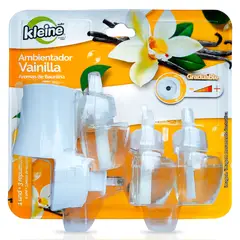 KLEINE WOLKE - Ambientador Eléctrico Vainilla + Repuesto 3x25ml cada uno