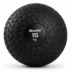MOVIFIT - Balón De Peso Medicinal En Caucho De 15 Kg Color Negro