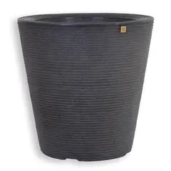 FORA - Matera Plástica Redondo Konik Text Diam 46X46Cm Cemento