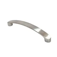 MOBILE - Manija Aluminio en Arco Niquel Cepillado 96mm
