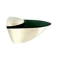 MADECENTRO - Soporte Entrepaño Vidrio Niquel 55mm