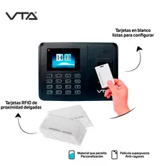 VTA PLUS - Set 10 Tarjetas RFDI Para Control de Acceso 70075