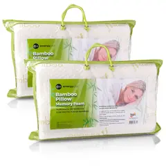 ENERGY PLUS - Set X2 Almohadas Ortopédica Poliéster Media 10.7X30 Cm
