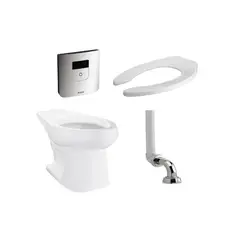 CORONA - Kit Taza Báltica Plus entrada superior con fluxómetro de sensor