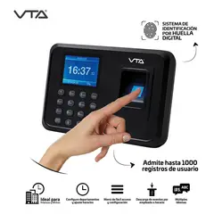 VTA PLUS - Registro De Entrada Y Salida Por Huella Digital