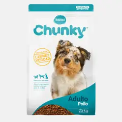 CHUNKY - Alimento Seco Para Perro Adulto Nuggets De Pollo 25kg