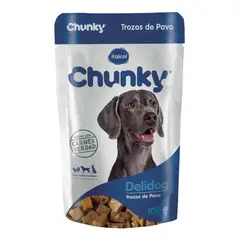 CHUNKY - Alimento Humedo Para Perro Deli Dog Trozos Pavo 100 g