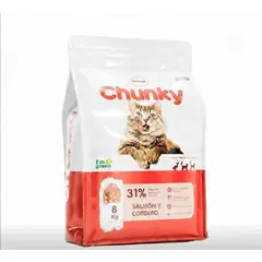 CHUNKY - Comida Seca Para Gato Salmón Y Cordero 8kg
