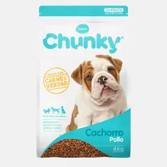 CHUNKY - Alimento Seco Para Perro Cachorro Nuggets Pollo 4kg