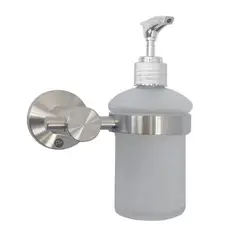 GENERICO - Porta Jabón Liquido Baño Metal Inoxi