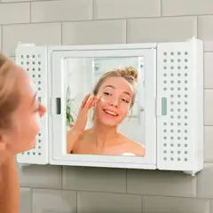 SENSI DACQUA - Gabinete Para Baño Con Espejo Blanco