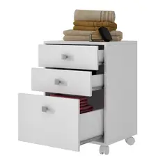BRV MOVEIS - Archivador 3 Cajones 44.5x64.5x35 Blanco