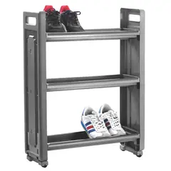 VANYPLAS - Carrito Zapatero Organizador 21x77x59,6 cm Gris