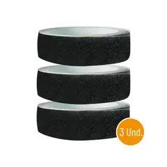 HOMEFIX - Cinta Antideslizante Negro 24mm X 5mt X 3und
