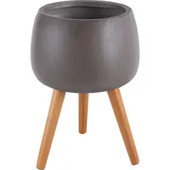 JUST HOME COLLECTION - Matera Fibra Con Patas 29X42Cm Café