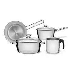 TRAMONTINA - Bateria de cocina 6 Piezas Allegra