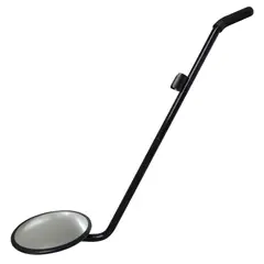 GENERICO - Espejo Vigilancia Vehicular de 25 Cms con Linterna