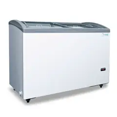 INDUFRIAL - Congelador Horizontal Heladero Puerta Vidrio 321Lt