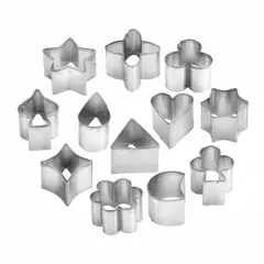 TESCOMA - Molde Aluminio Galletas 12 Figuras
