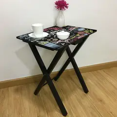 HOMESTYLE - Mesa Auxiliar Coffee 48x36cm