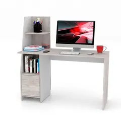 undefined - Escritorio Biblioteca Parma 120x120x50 Ceniza