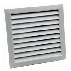 GENERICO - Rejilla Ventilación 8x8(20x20Cm)Ventana Plastico Bl