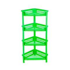 MQ - Canastilla Triangular 4 Niveles Verde