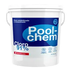 POOLCHEM - Cloro Concreto Granulado 90% X 4000 Gr