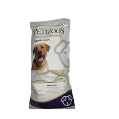 PETIZOOS - Hueso Natural De Carnaza x 5 Unidades