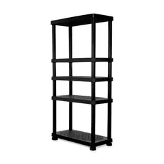 MQ - Estantería Súper Forte 5 Niveles Modular 91x185cm Negra