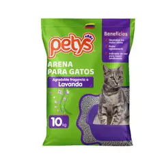 PETYS - Arena Sanitaria Gato Aglomerante Bentonita 10kg