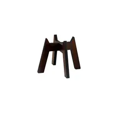 MARRES - Base Con Patas Para Matera Madera Garden 19.7x15cm Café