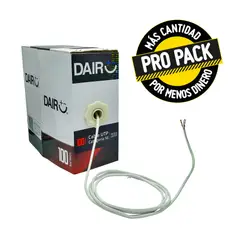 DAIRU - Cable Utp Categoría 5E Cca+Pvp Caja 100 Metros Propack