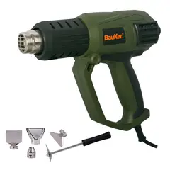 undefined - Pistola de Calor 1500W 50-600C° 250-500 lt/min Bauker