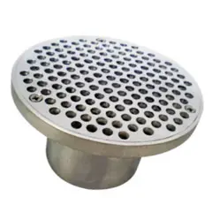 GENERICO - Rejilla Anticucaracha 6 pulg x 4 pulg Aluminio para Tubería 4 pulg
